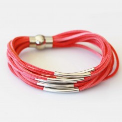 Pink Suede Bracelet
